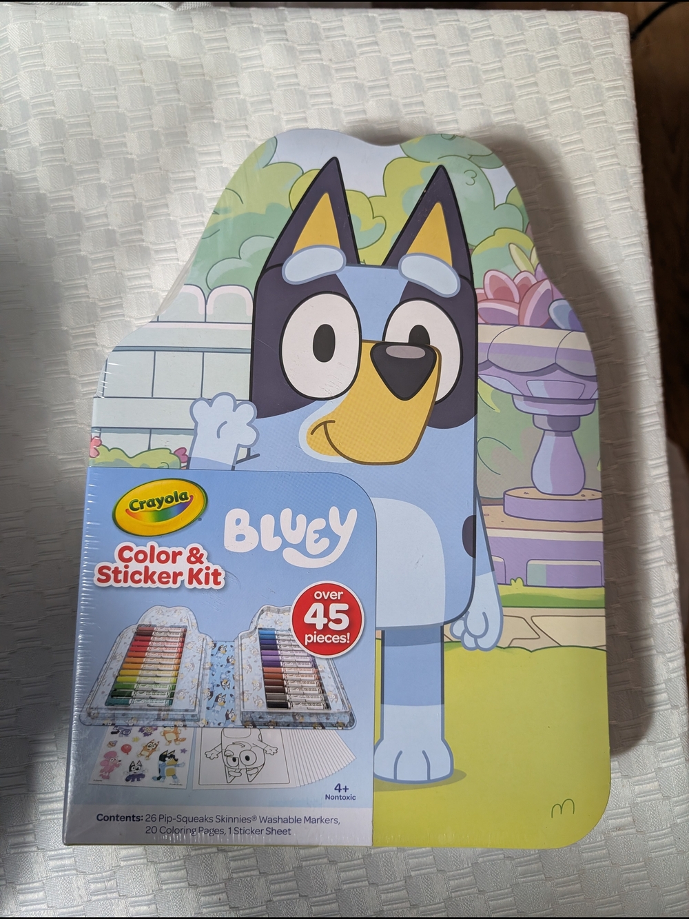 Crayola Bluey Coloring & Sticker Kit - Blue, Yellow, Black